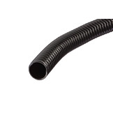 Spiraalslang haspel zwart 1", 25mm 5m ruw