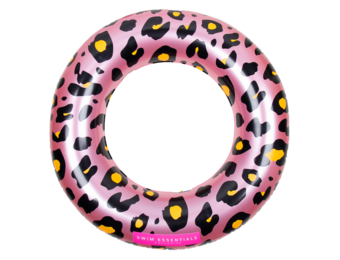 Zwemband 90 cm Panterprint Rose goud