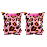 Zwembandjes 0-2 jaar Panterprint Rose goud