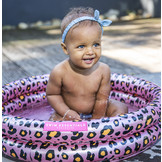 Kinder zwembad 100 cm Panterprint Rose goud