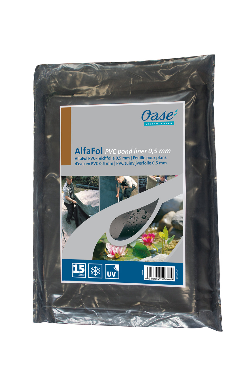 AlfaFol PVC vijverfolie 0,5mm | 2 x 1,5m pakket