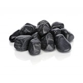 Feng shui marble pebble black