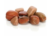 Feng shui marble pebble red