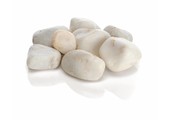 Feng shui marble pebble white