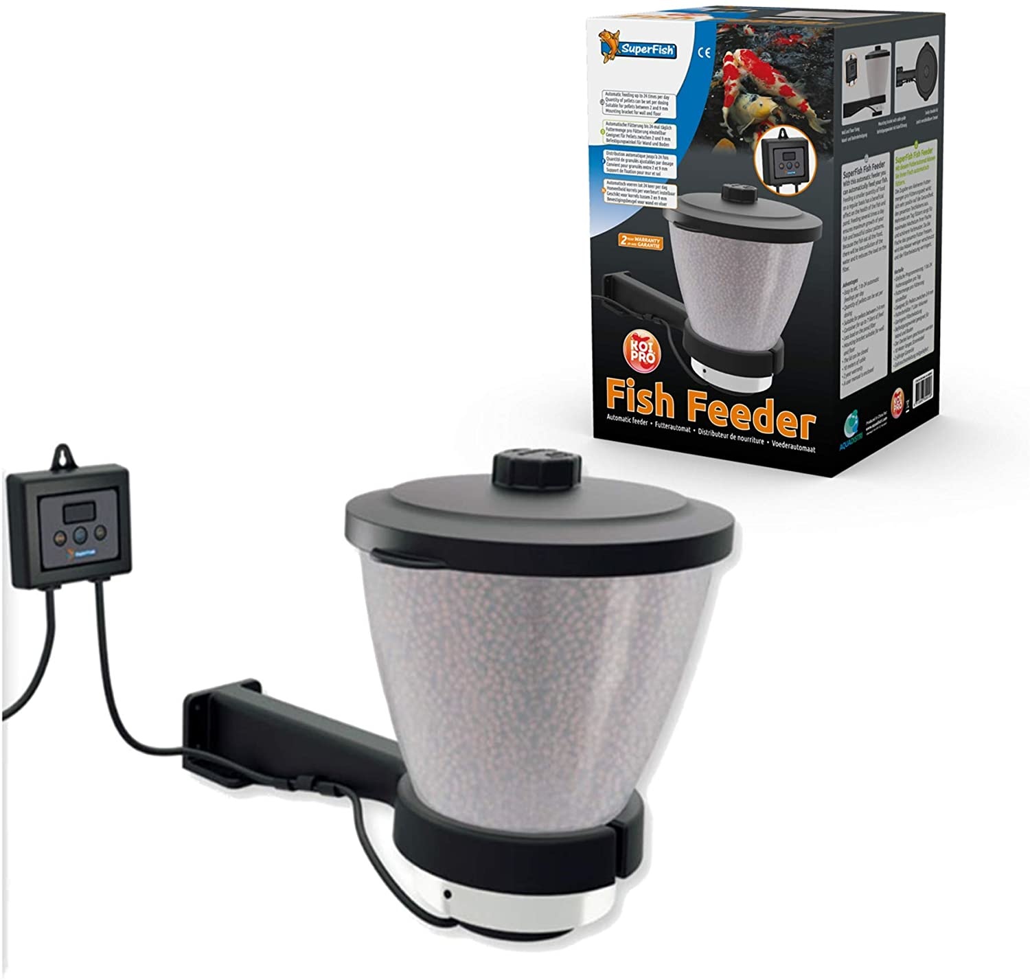 Auto fish clearance feeder