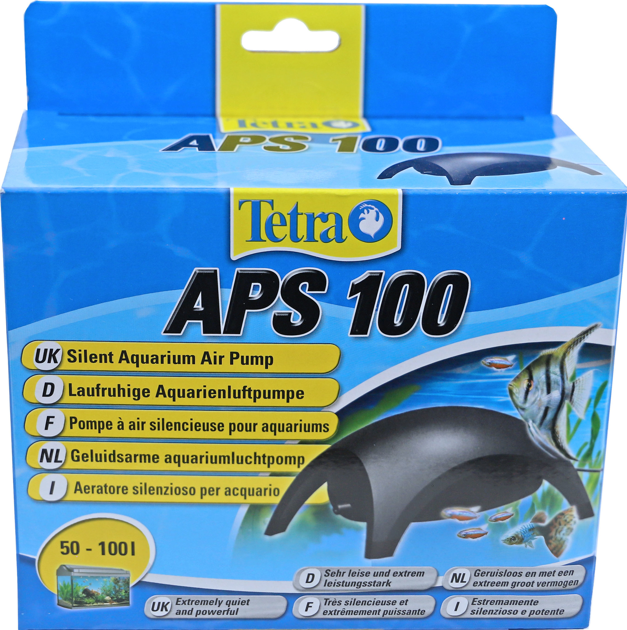 Tetra Luchtpomp APS 100 Grijs Stille luchtpomp - AquastoreXL