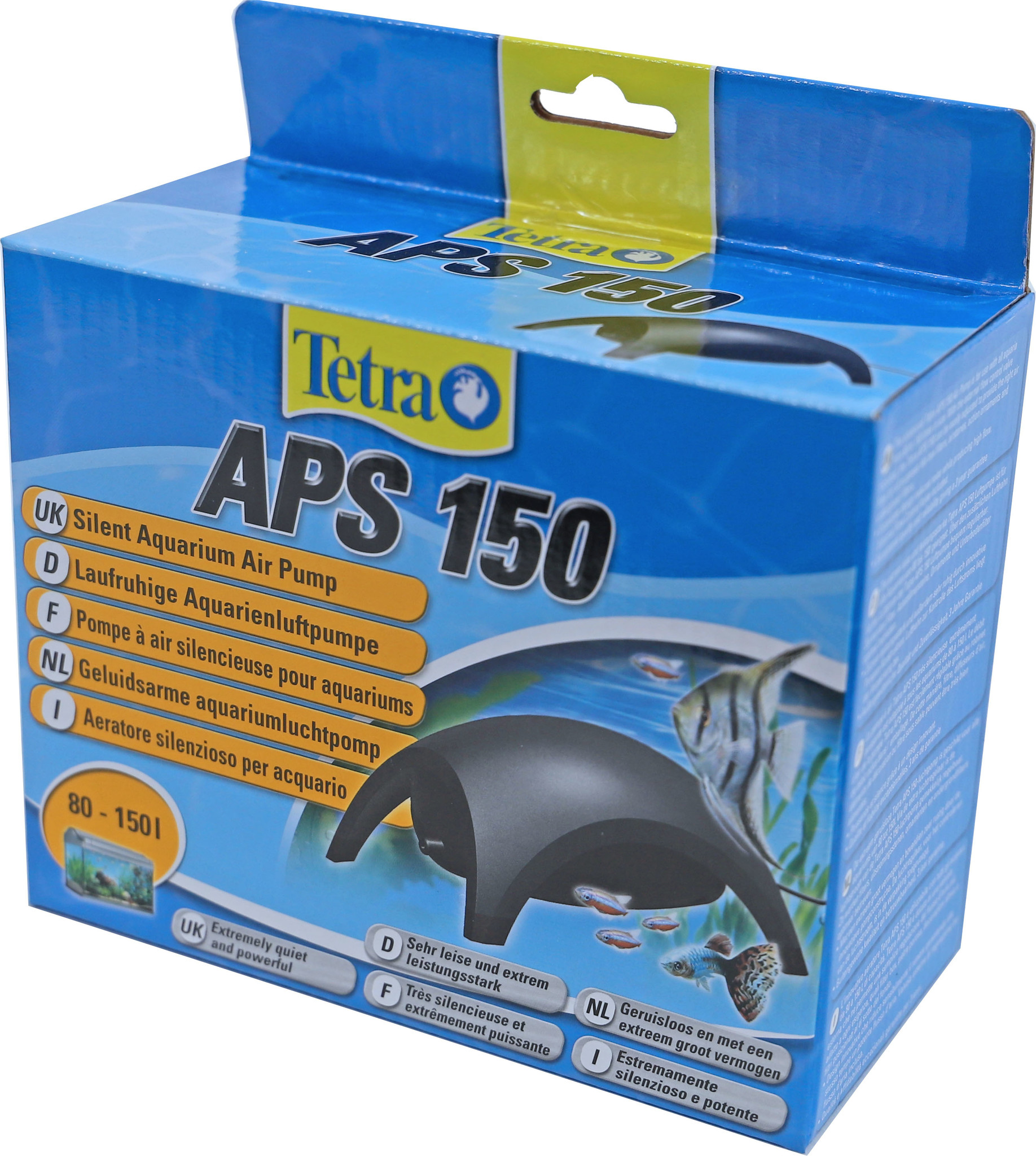 aanpassen zin weduwnaar Tetra Luchtpomp APS 150 Grijs | Stille luchtpomp - AquastoreXL