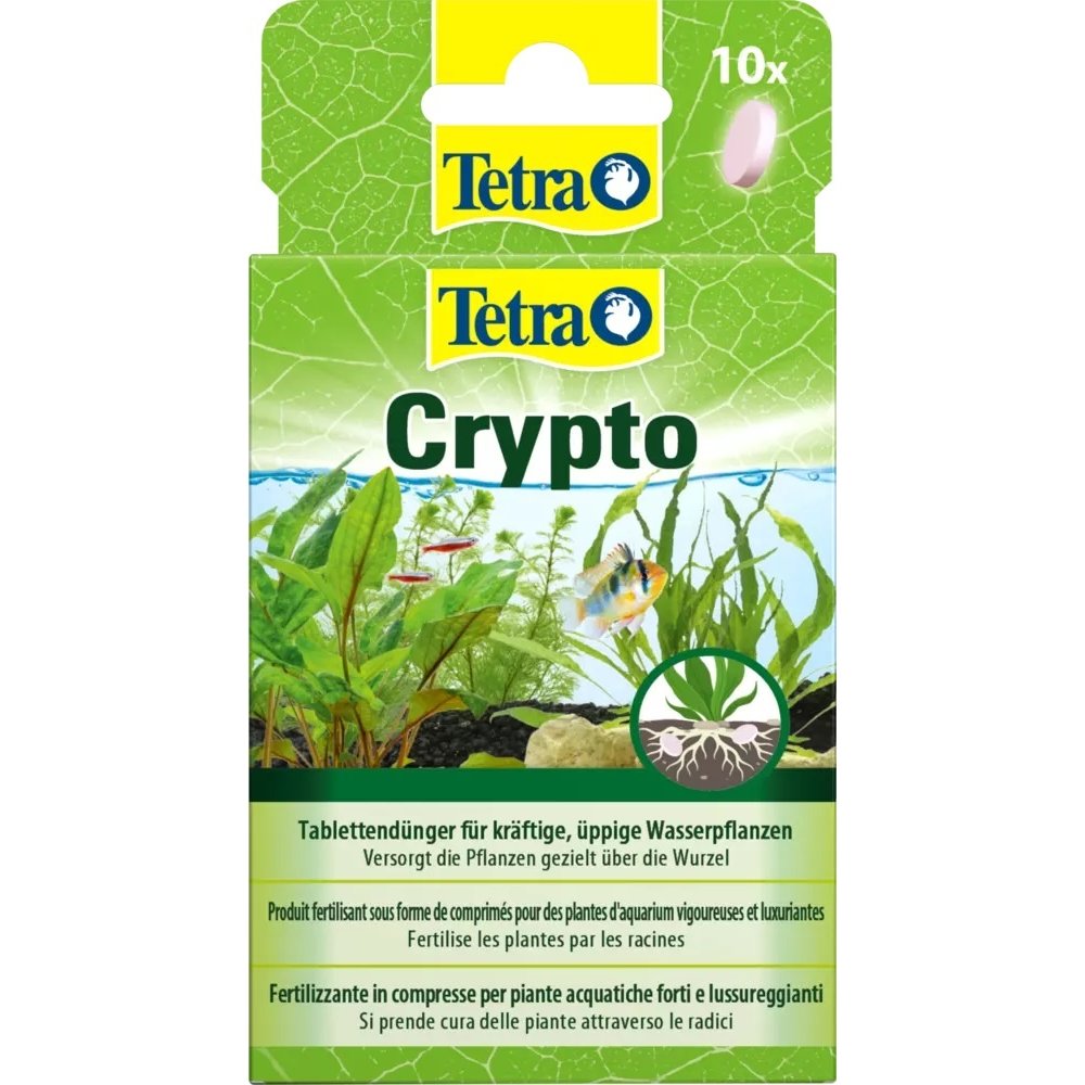Tetra Crypto 10 tabletten | Plantenvoeding - AquastoreXL