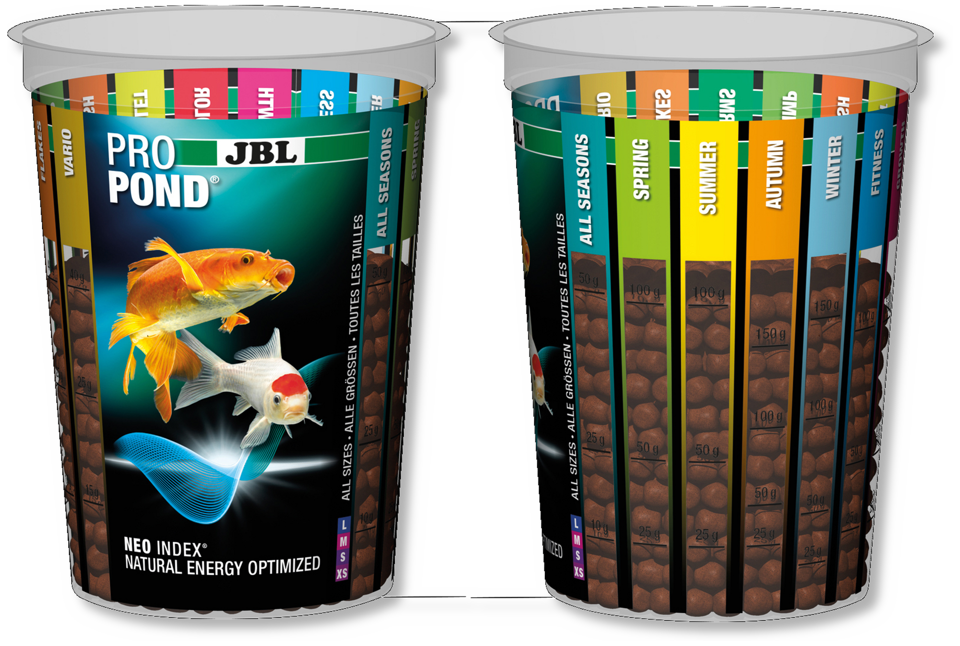 ProPond All Seasons M 1,1kg + Silkworms M 0,34kg + GRATIS maatbeker