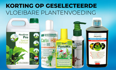 Korting op geselecteerde vloeibare plantenvoeding
