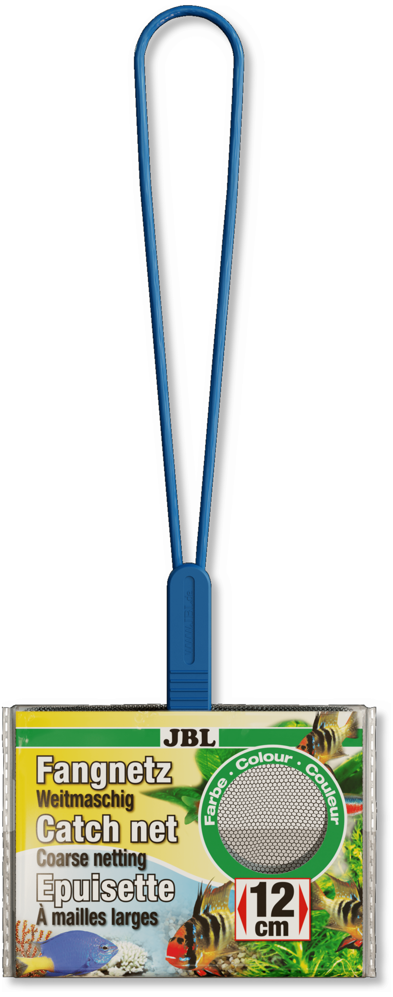 Visschepnet Premium Zwart/Grof 12cm
