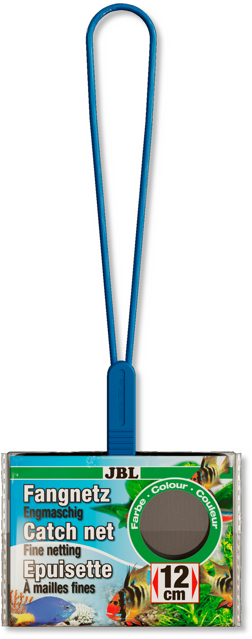 Visschepnet Premium Zwart/Fijn 12cm