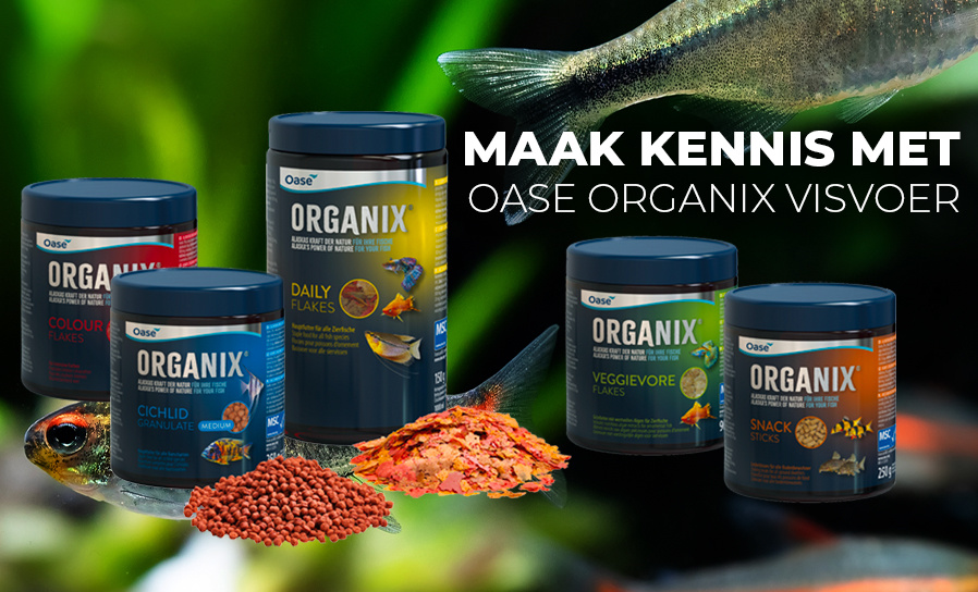 Maak kennis met Oase Organix visvoer
