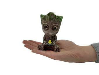 Baby Boom Monster Ornament Met Luchtsteen