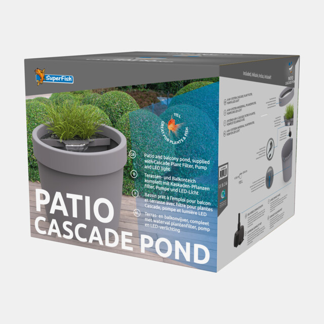 Patio Cascade Pond Terras- & Balkonvijver + Waterval