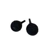 Luchtsteen Bal Ø 30 MM 2 ST. Zwart Blister