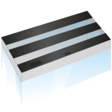 Kleppenset Iv Zwart 150x50 cm voor Rio 400