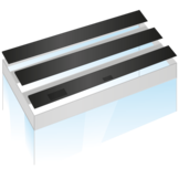 Kleppenset Iv Zwart 150x50 cm voor Rio 400