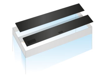 Kleppenset II Zwart 150x50cm voor Rio 400/450