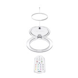 MCR-licht met afstandsbediening small wit