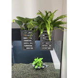 Zwarte Plantenbak 13cm 2st