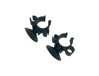 Multi slangklem met zuignap 16/22mm zwart