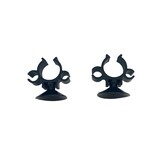 Multi slangklem met zuignap 12/16mm zwart