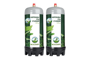 2x Flora Grow CO2 Cilinder 1200 gram