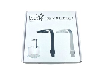 Wabi Kusa Standaard met Ledlamp Zwart