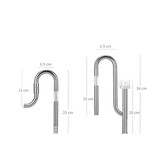 RVS in out set deluxe met skimmer 12-16mm