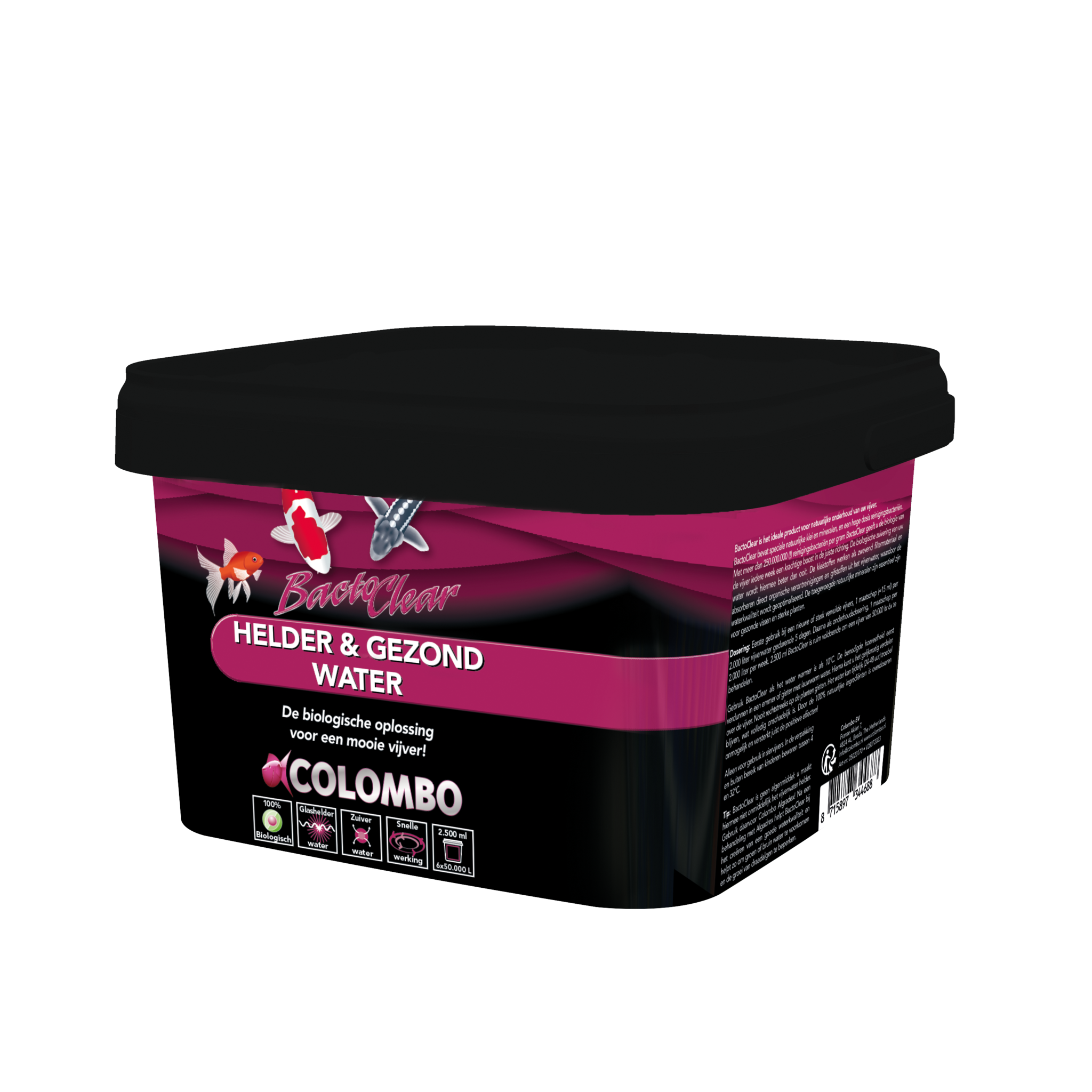 Bactoclear 2500ml voor 50.000L