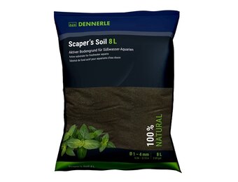 Scapers Soil Zwarte Bodem 1-4mm 8L