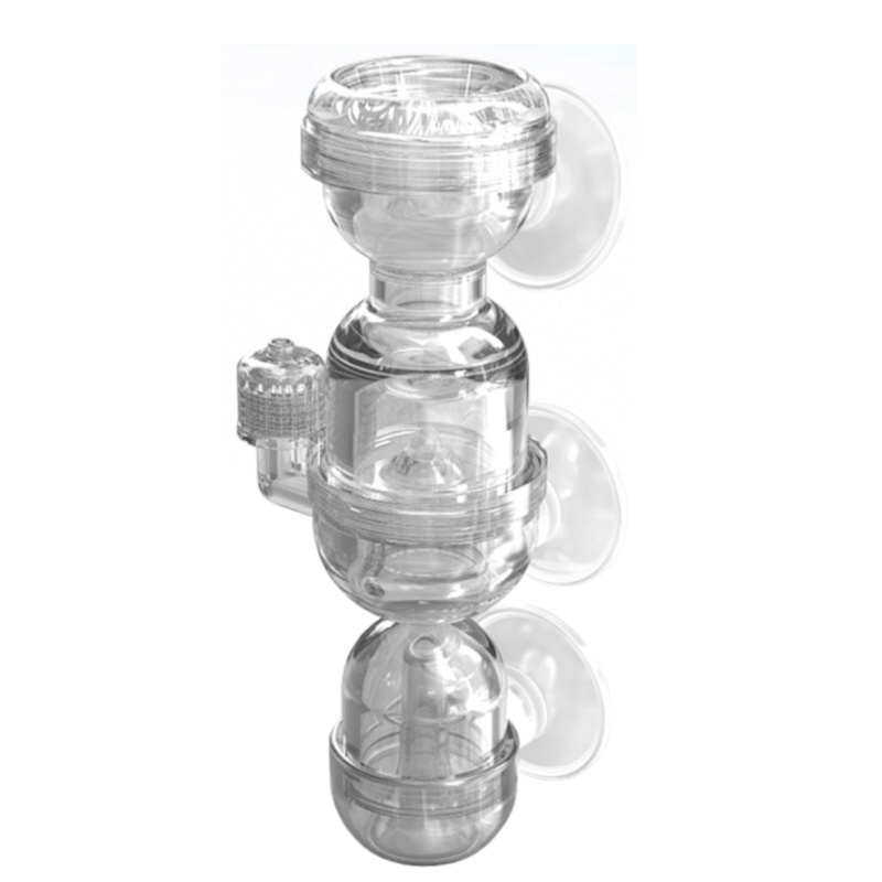 CO2 diffusor ML3 met geïntegreerde bellenteller en terugslagklep