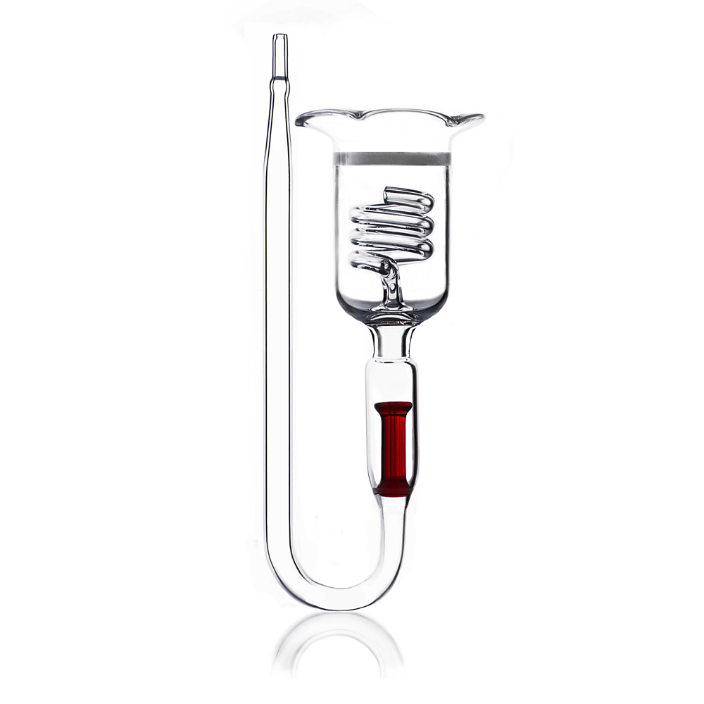 CO2 glazen diffuser 3in1 met 1 zuignap