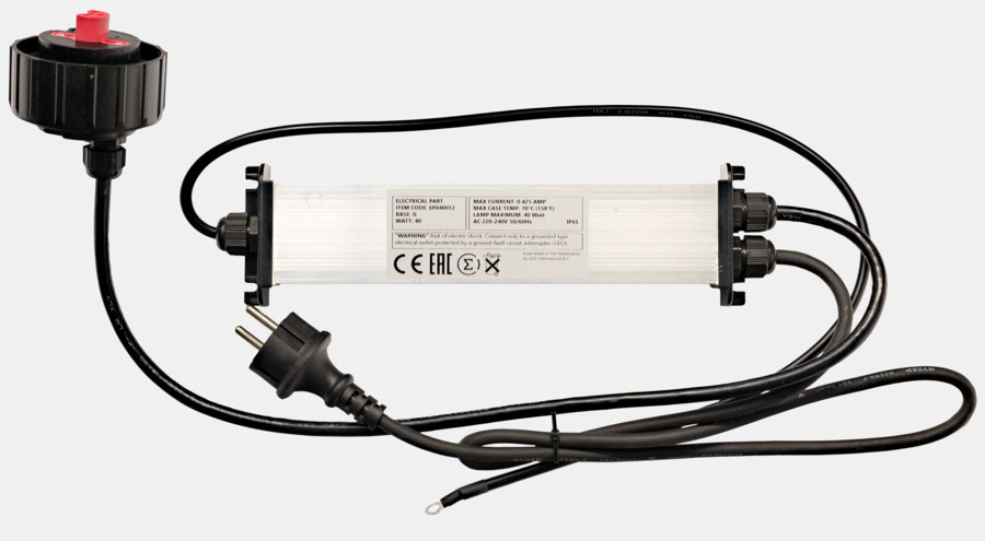 Alu Tech Uv Trafo+Connector Switch T5 40W