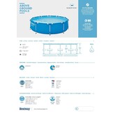 Zwembad Sirocco Frame Wit Pro Max Rond 305cm