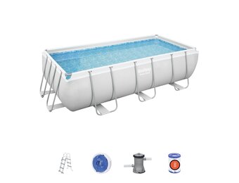 Zwembad Power Steel Set Rechthoek 404
