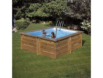 Zwembad Loire Set Grenen Vierkant 305