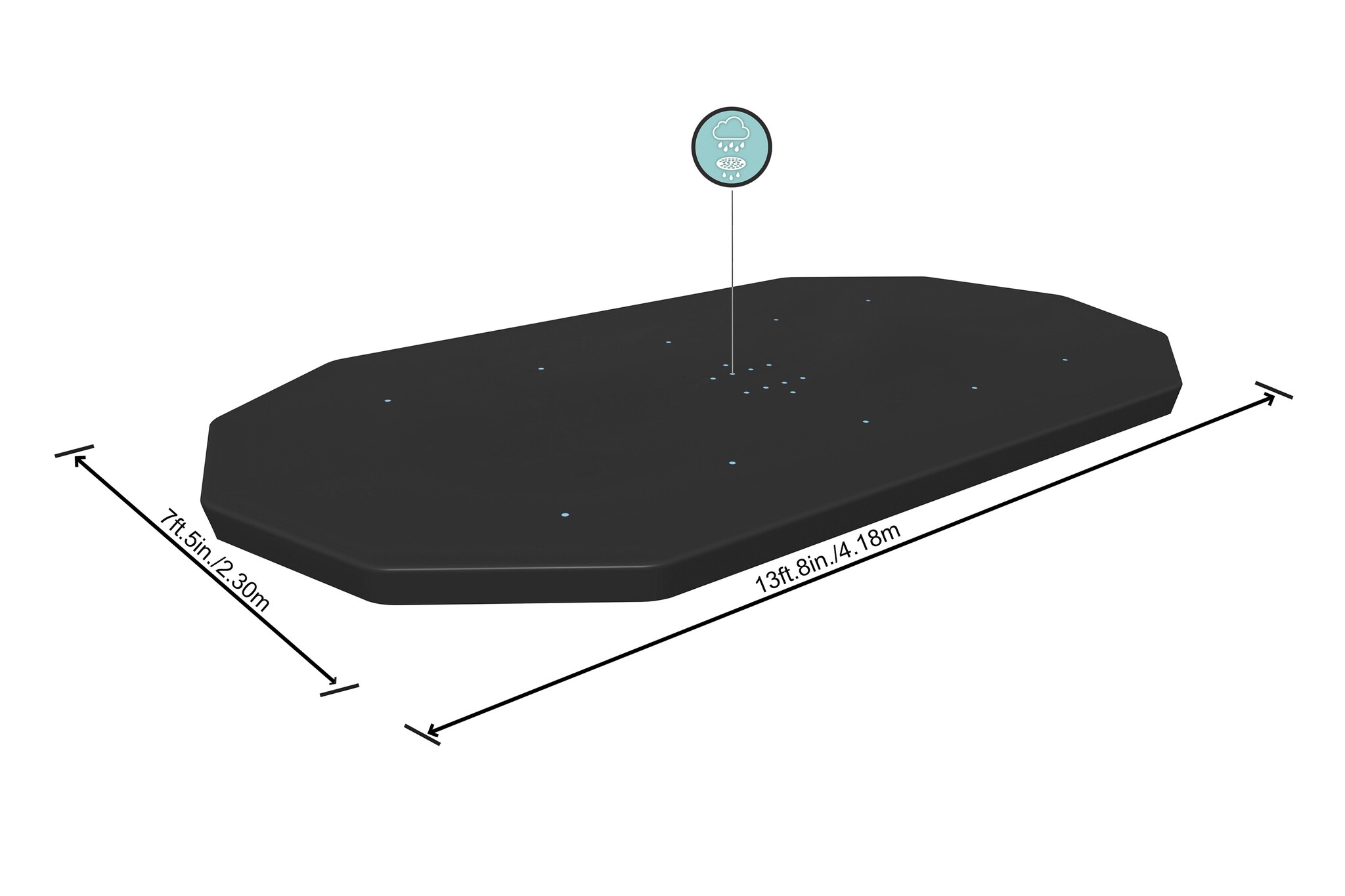 Cover Levant Ovaal 424cm
