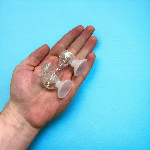CO2 diffusor MS2 met geïntegreerde bellenteller en terugslagklep