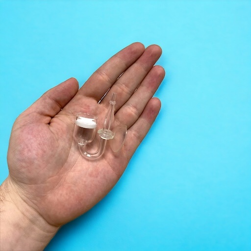 CO2 glazen diffuser rond