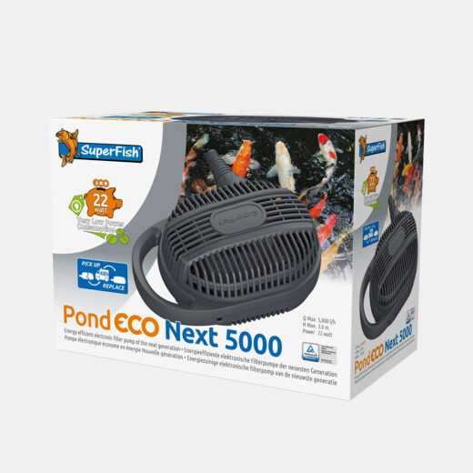 Pond Eco Next 5000-22W + GRATIS Vijver Bacteriën!