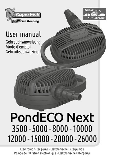 Pond Eco Next 10.000-52W + GRATIS Vijver Bacteriën!