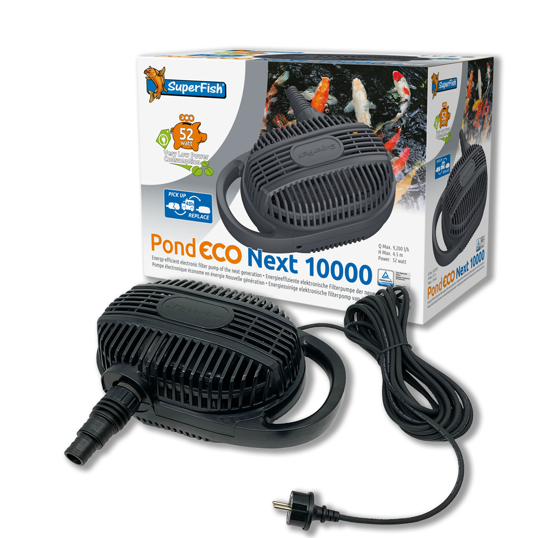 Pond Eco Next 10.000-52W + GRATIS Vijver Bacteriën!