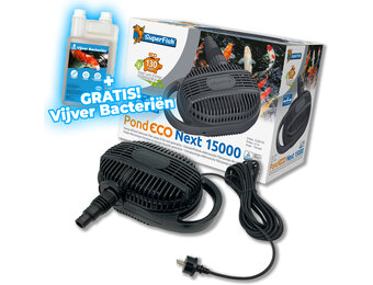 Pond Eco Next 15.000-130W + GRATIS Vijver Bacteriën!