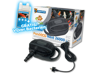 Vijverpomp Pond Eco Next 26.000-240W + GRATIS Vijver Bacteriën!