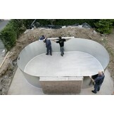 Zwembad Inbouw Set Ovaal 525x320x150