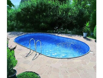 Zwembad Inbouw Set Ovaal 600x320x120