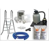 Zwembad Inbouw Set Ovaal 700x350x120