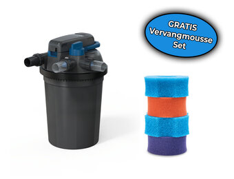FiltoClear 19000 + Gratis Vervangingmousse Set